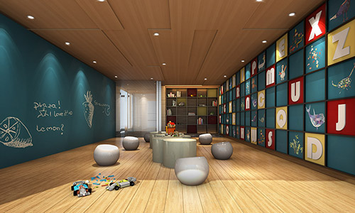 兒童學習屋3D示意圖
